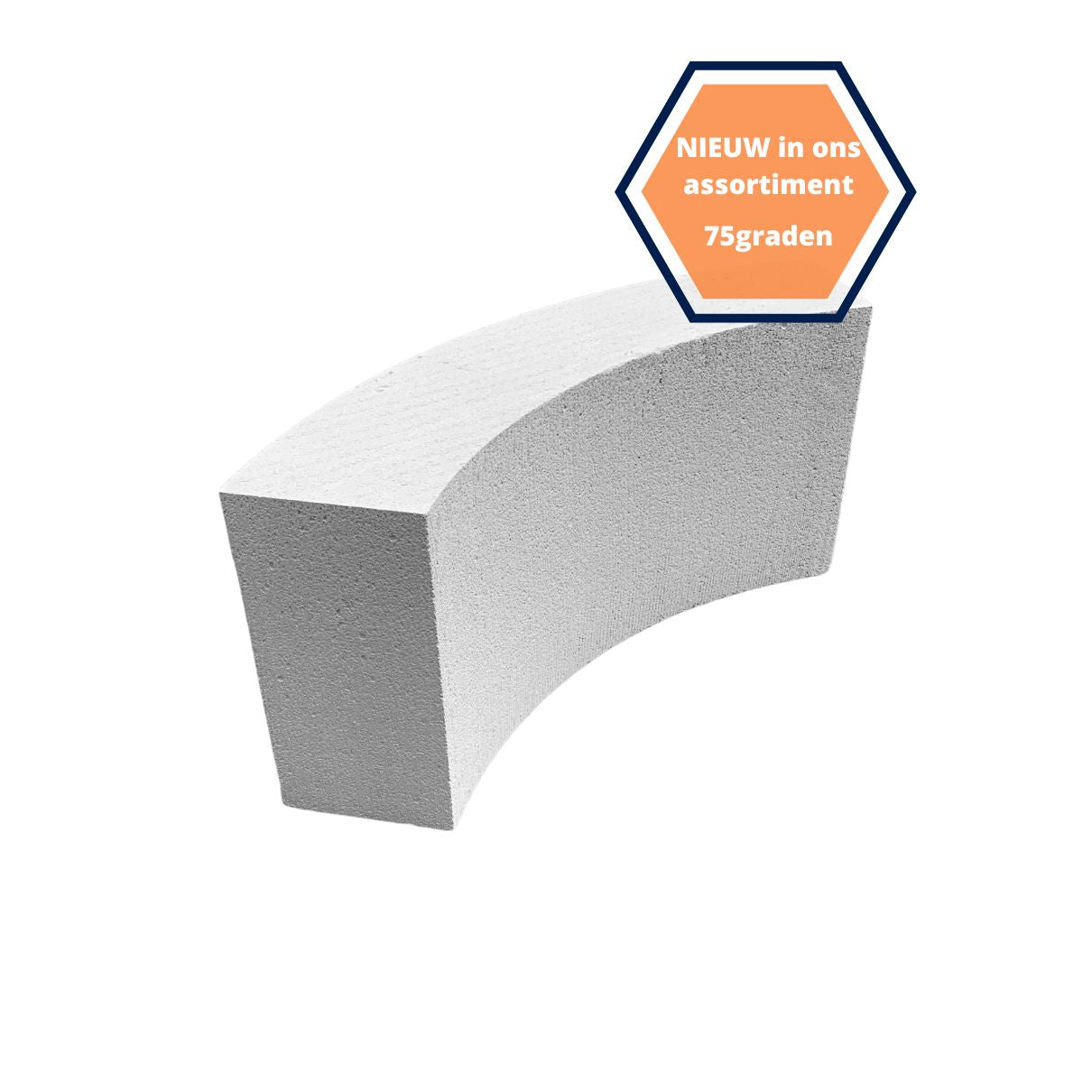 Ronde-Blok-Cellenbetonblokken-Gasbeton-Ronding-Gebogen-100mm-10cm-75Graden-75-graden-Radius-Gebogen-Muur-Wand-Rond-Celbeton-Bloembak-Lounchebank-Tuinbank