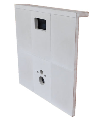 Toilettenumbaupaket Porenbeton 1000x1250x50mm